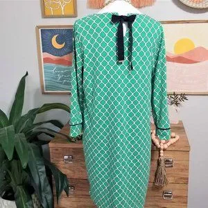 crown ivy Dresses Crown Ivy Brand Dress Kelly Green Navy